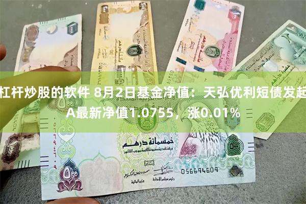 杠杆炒股的软件 8月2日基金净值：天弘优利短债发起A最新净值1.0755，涨0.01%