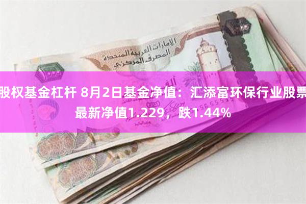 股权基金杠杆 8月2日基金净值：汇添富环保行业股票最新净值1.229，跌1.44%