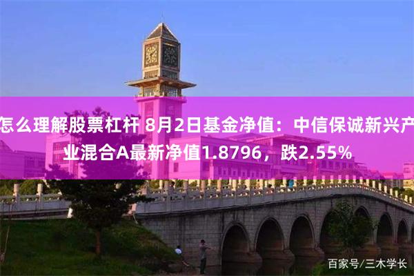 怎么理解股票杠杆 8月2日基金净值：中信保诚新兴产业混合A最新净值1.8796，跌2.55%